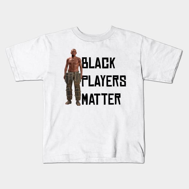 Rust - Black Players Kids T-Shirt by The NPC Man